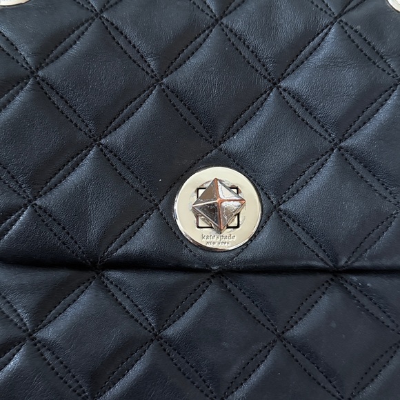 Kate Spade Quilted Leather Shoulder Crossbody Bag Purse - Picture 2 of 4